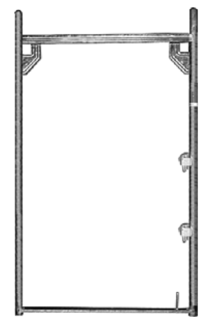 Rám ocel 1,5m x 1,09 m 